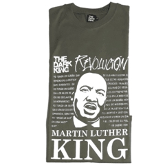 Remera De Algodon Old School Estampada "MARTIN LUTHER KING" (MOLDERIA GRANDE) - The Dark King