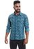 Camisa Areia Branca Tropical Slim Fit Verde