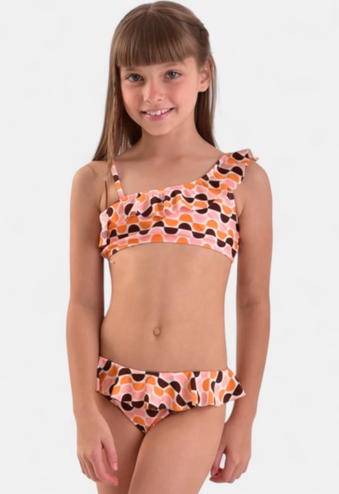 Biquíni Areia Branca Infantil Baly Wave Rosa - buy online