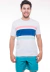 Camiseta Areia Branca Yacht Mescla Cinza Claro