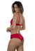 Biquíni Areia Branca Eco Hot Pant Vermelho (ATACADO)