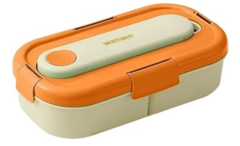 TAPER - LUNCH BOX HERMETICO 3 DIVISIONES + ESTUCHE CUBIERTOS ECO LIFE - comprar online