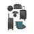 VALIJA MEDIANA 24" GRIS CAMMO by ROSENTHAL - comprar online
