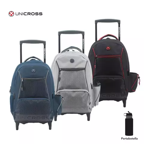 MOCHILA ESCOLAR 17" CON CARRO 5121 by UNICROSS - comprar online