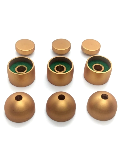 Kit Buttons and Round Caps Matte Copper