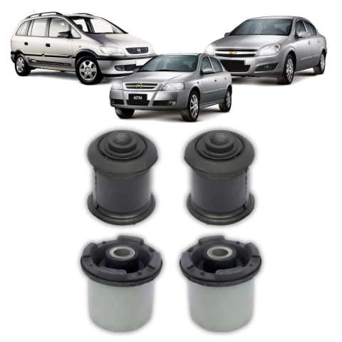 Kit 4 Bucha Bandeja Suspensão Dianteira Astra Zafira Vectra