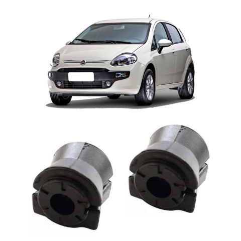 Par Bucha Barra Estabilizadora Dianteira Fiat Punto 17MM
