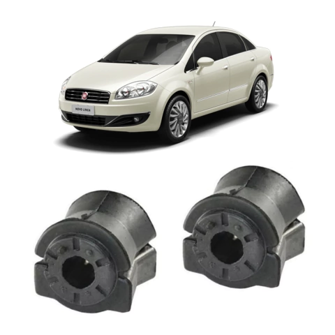Par Bucha Barra Estabilizadora Dianteira Fiat Linea 08/ 16MM