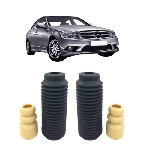 Kit Batente Coifa Amortecedor Dianteiro Mercedes C300 2007/.