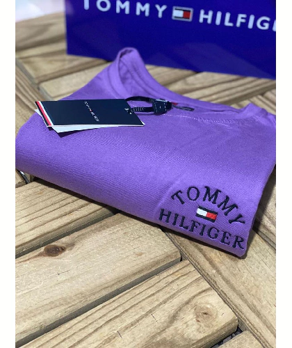 Camiseta Tommy Hilfiger Lilas - comprar online