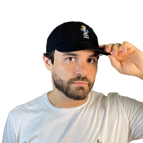 Boné Ralph Lauren Preto