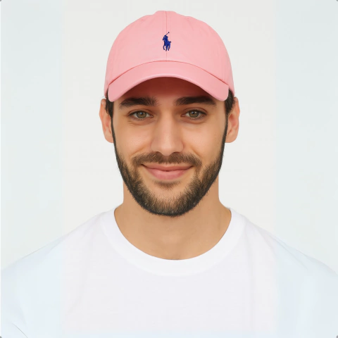 Boné Ralph Lauren Rosa Pony Azul - comprar online