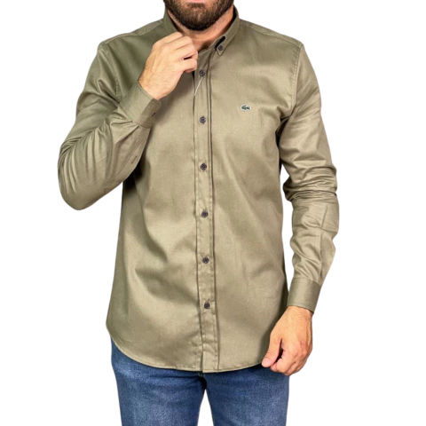 Camisa Sarja LCT Manga Longa Militar