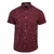 Camisa Xadrez Tommy Hilfiger Manga Curta Vinho - comprar online