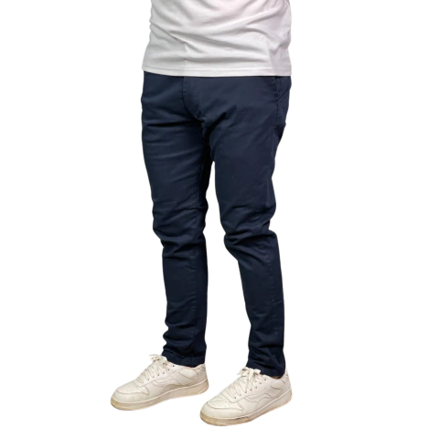 Calça Sarja Ralph Lauren Elastano Marinho Pony Vermelho - comprar online