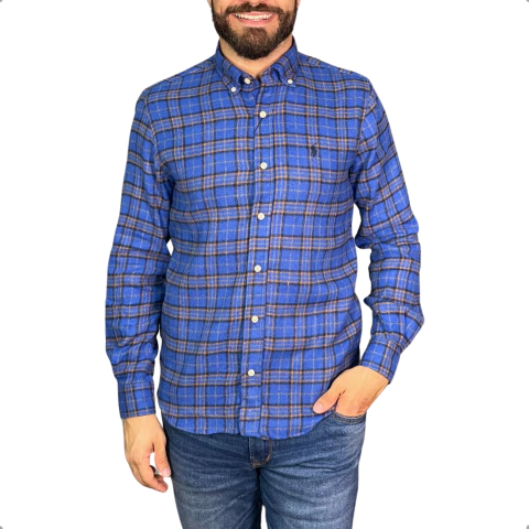 Camisa Flanelada Ralph Lauren Manga Longa Bic - comprar online