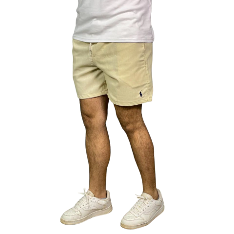 Short Linho Ralph Lauren Amarelo - comprar online