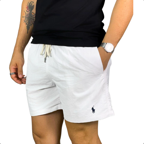 Short Praia Poliamida Ralph Lauren Branco - comprar online
