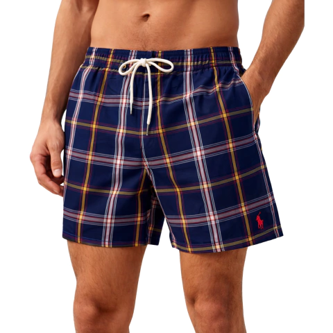 Shorts Xadrez RL Marinho