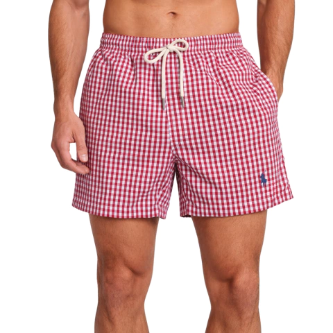Imagem do Shorts Xadrez RL Vermelho