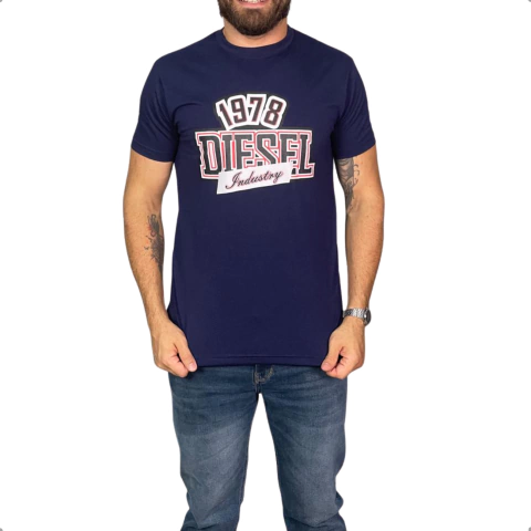 Camiseta Estampada DSL Marinho