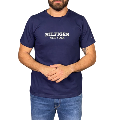 Camiseta Estampada Tommy Hilfiger Marinho - comprar online