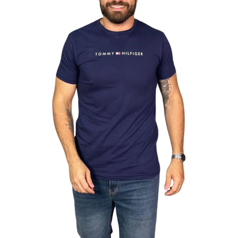Camiseta Estampada Tommy Hilfiger Marinho