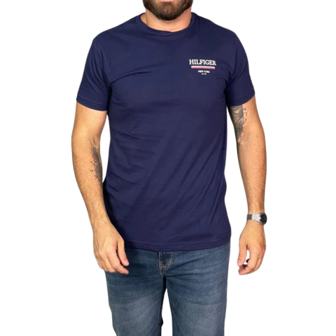 Camiseta Estampada Tommy Hilfiger Marinho