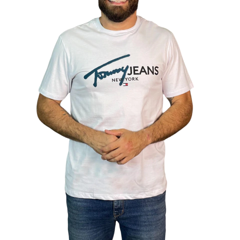 Camiseta Estampada Tommy Jeans Branca