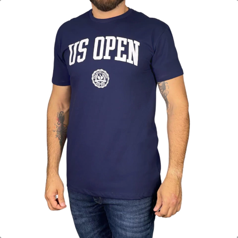 Camiseta Estampada Ralph Lauren Marinho US OPEN