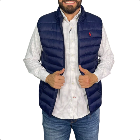 Colete Puffer Ralph Lauren Marinho