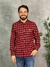 Camisa Flanelada Ralph Lauren Manga Longa Vermelha - loja online