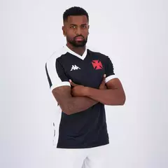 Camisa Kappa Vasco Supporter Beau Preta - comprar online