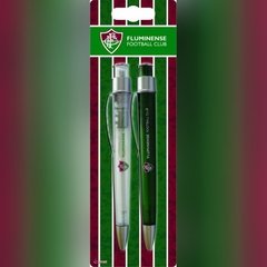 Conjunto Caneta e Caneta 12 Furos Escudo
