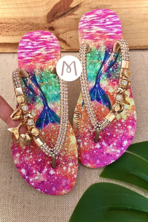 Sereia com pingentes