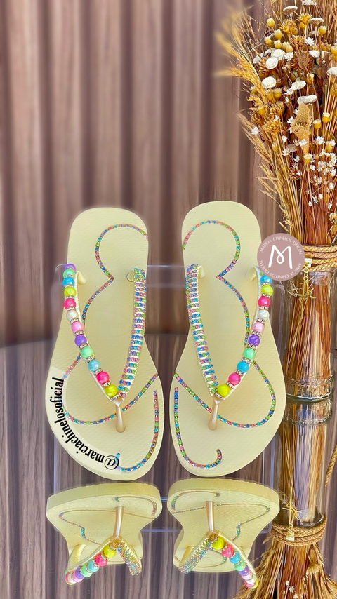 Borboleta candy com pérolas