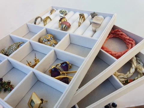 Organizador de Joias e Semi Joias para Gavetas- Kit de 3 bandejas na internet