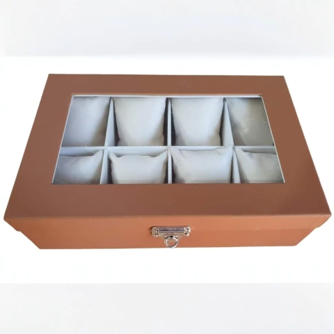 Caixa para 8 relogios ou Pulseiras - comprar online