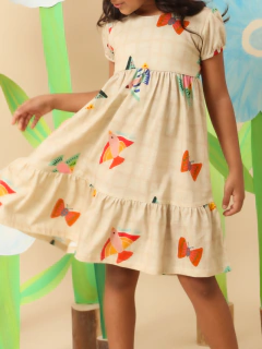 Vestido Manga Voar - Mundo Céu - 131937 na internet