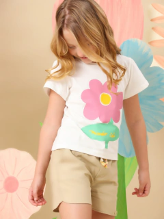 T- Shirt Flor - Mundo céu - 121947