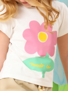 T- Shirt Flor - Mundo céu - 121947 - Mundo Céu