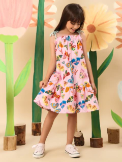 Vestido Alça Borboletário - Mundo Céu - 131896 - comprar online