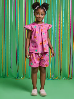 Conjunto Estampado Festejar - Mundo Céu - 201688 - comprar online