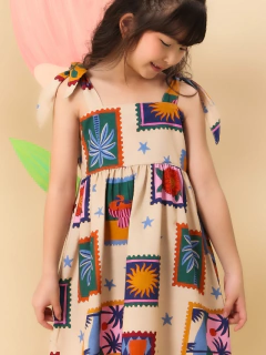 Vestido Alça Memórias - Mundo Céu - 131902 - comprar online