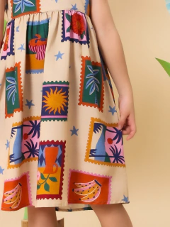 Vestido Alça Memórias - Mundo Céu - 131902 na internet