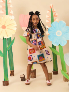 Vestido Memórias - Mundo Céu - 131903 - comprar online