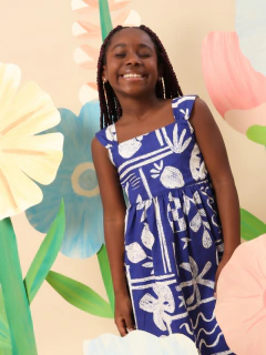 Vestido Giz - Mundo Céu - 131907 - comprar online