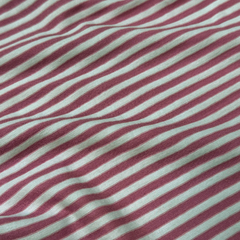 JERSEY RAYADO FINO BCO/ ROSA POR KG - comprar online