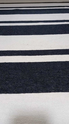 Lugano Striped - Off White/Black on internet