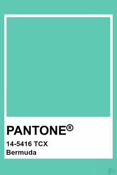 Nusa - Water Green Pantone® 14-5416 - G. Vallone Têxtil